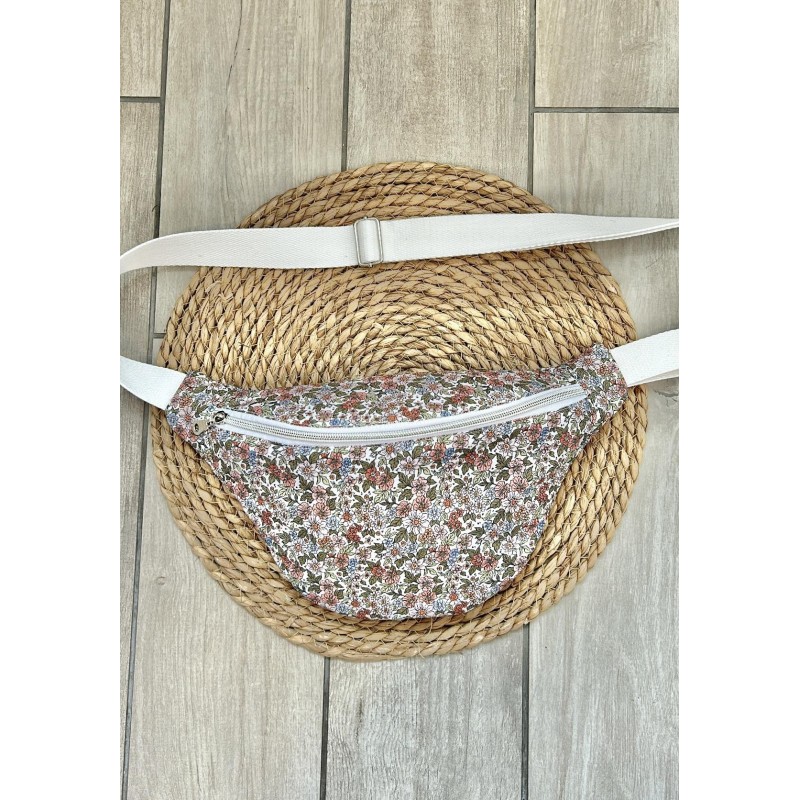 Sac banane liberty fleurs