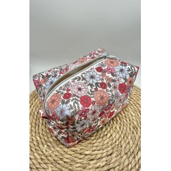 Trousse de toilette liberty rouge