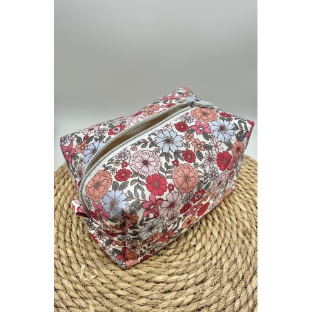 Trousse de toilette liberty rouge