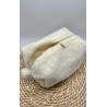 Trousse de toilette moumoute beige