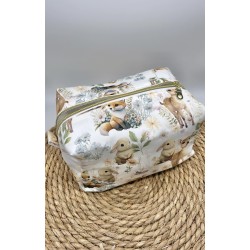 Trousse de toilette biches, renards