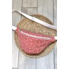 Sac banane liberty rouge et blanc