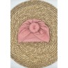 Turban boule rose