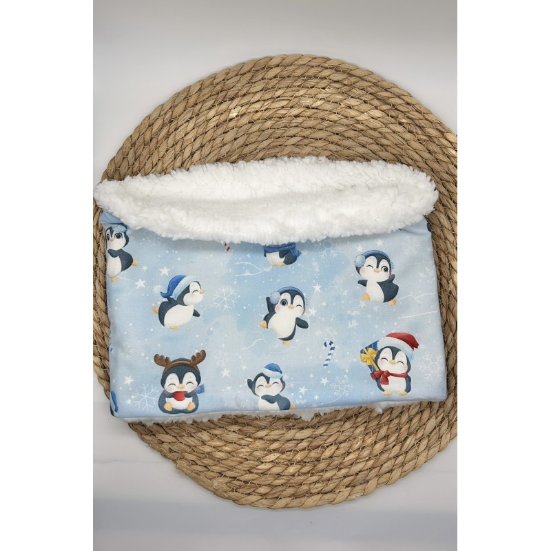 Snood/ tour de cou chaud pinguins