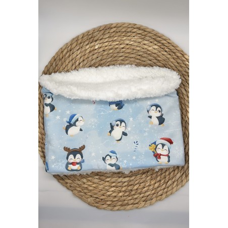 Snood/ tour de cou chaud pinguins