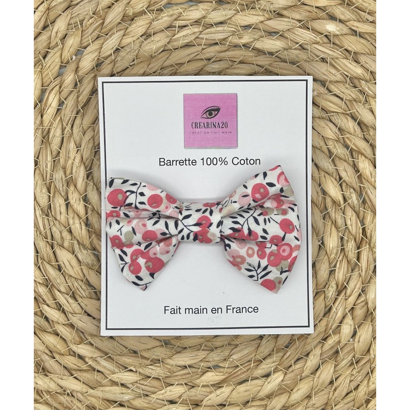 Barrette liberty rose