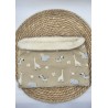 Snood/ tour de cou chaud animaux beige