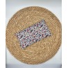 Bouillotte graines de lin Liberty rose/bleu