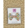 Barrette fleurs multicolores