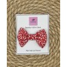 Barrette liberty rouge