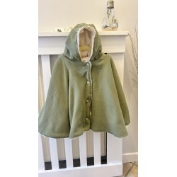 Poncho/ cape INTÉRIEUR ou EXTÉRIEUR vert