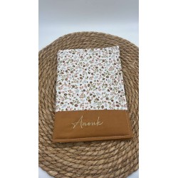 Protège carnet de santé liberty beige