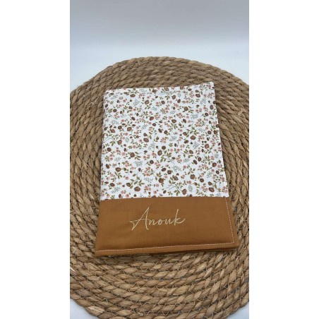 Protège carnet de santé liberty beige