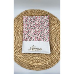 Protège carnet de santé liberty rose