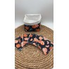 Panier et ses lingettes pêches