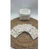 Panier et ses lingettes liberty beige