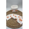 Panier et ses lingettes lavables renard