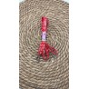 Paire de lacets rouge et blanc