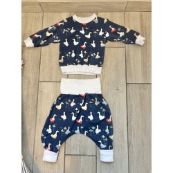 Pull + Pantalon oies fait main