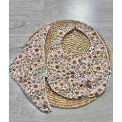 Bavoirs 0/3 ans liberty beige