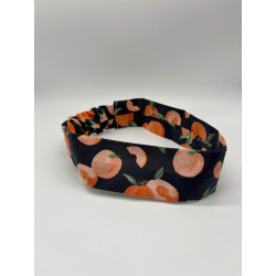 Bandeau broderie pêches