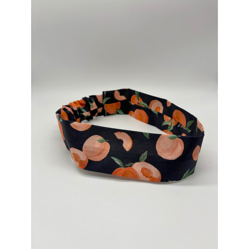 Bandeau broderie pêches