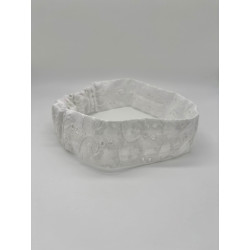 Bandeau broderie anglaise blanc