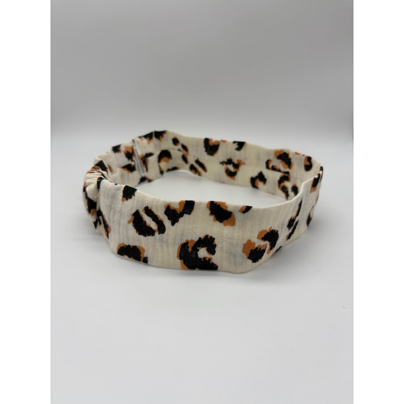 Bandeau double gaze léopard