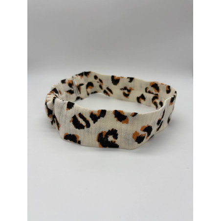Bandeau double gaze léopard