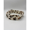 Bandeau double gaze léopard