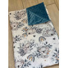 Couverture minky  koalas bleu