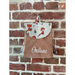 Sac à dos renards marron