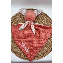 Doudou lapin rose