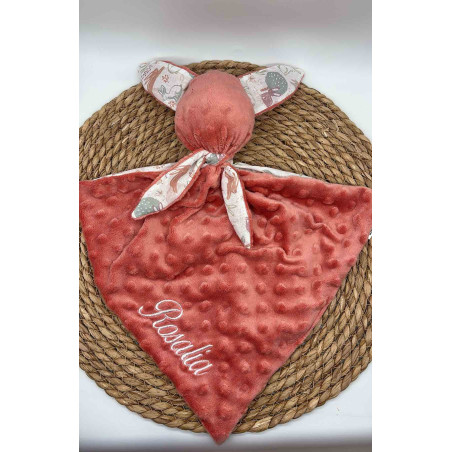 Doudou lapin rose