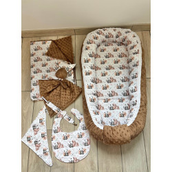 Coffret naissance MAXI panda marron