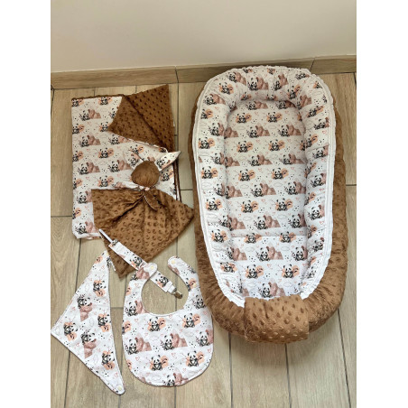 Coffret naissance MAXI panda marron