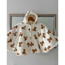 Poncho/ cape INTÉRIEUR ou EXTÉRIEUR peluche