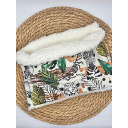 Snood/ tour de cou chaud savane vert