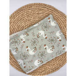 Snood / tour de cou chaud cygnes