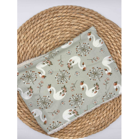 Snood / tour de cou chaud cygnes