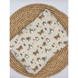 Snood / tour de cou chaud pingouins loup