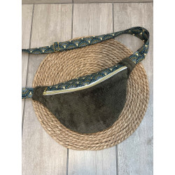 Sac banane bi matière kaki