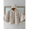 Poncho/ cape INTÉRIEUR ou EXTÉRIEUR fleurs/feuilles