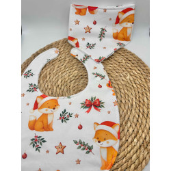 Bavoir 0/3 ans Noël renard