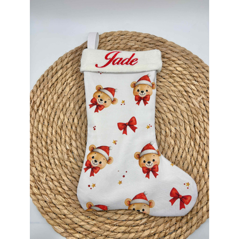 Botte de Noël ours