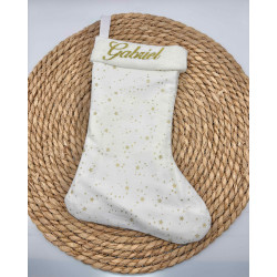 Botte de Noël étoile dorée