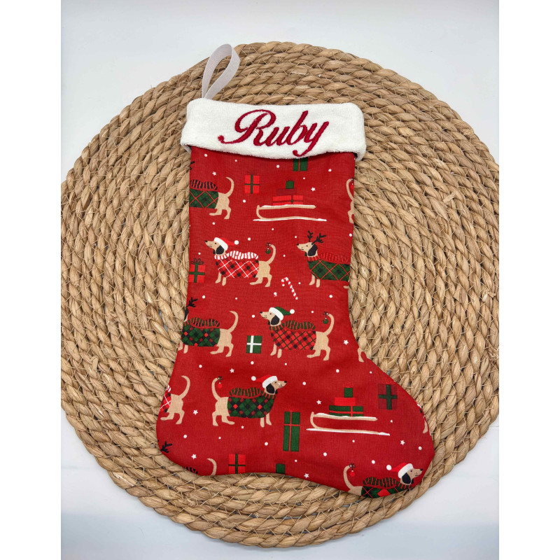 Botte de Noël chiens