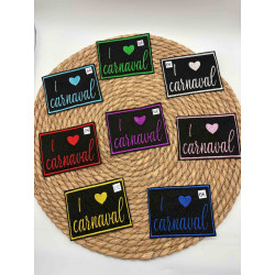 Écusson Love carnaval