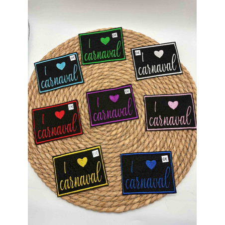 Écusson Love carnaval