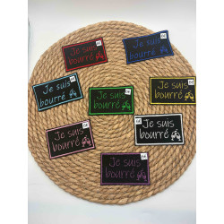 Écusson J’suis bourré MASCULIN